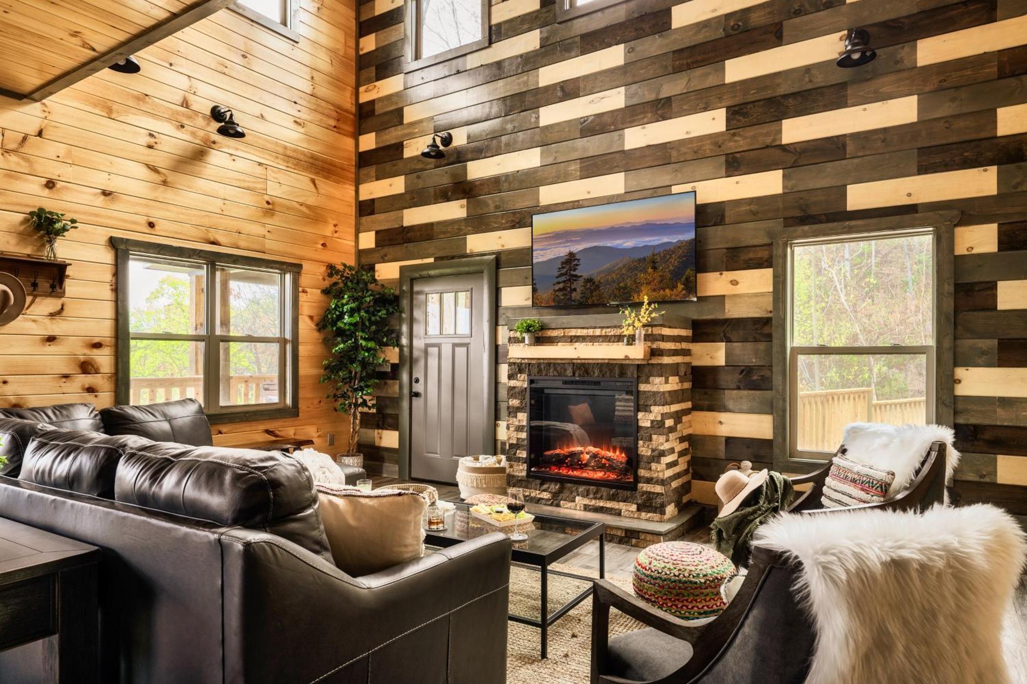 Mountainscape - Brand New Cabin W Views - Hottub - Firetable - Ps5 - Pooltable - 3 Pools Gatlinburg Dış mekan fotoğraf