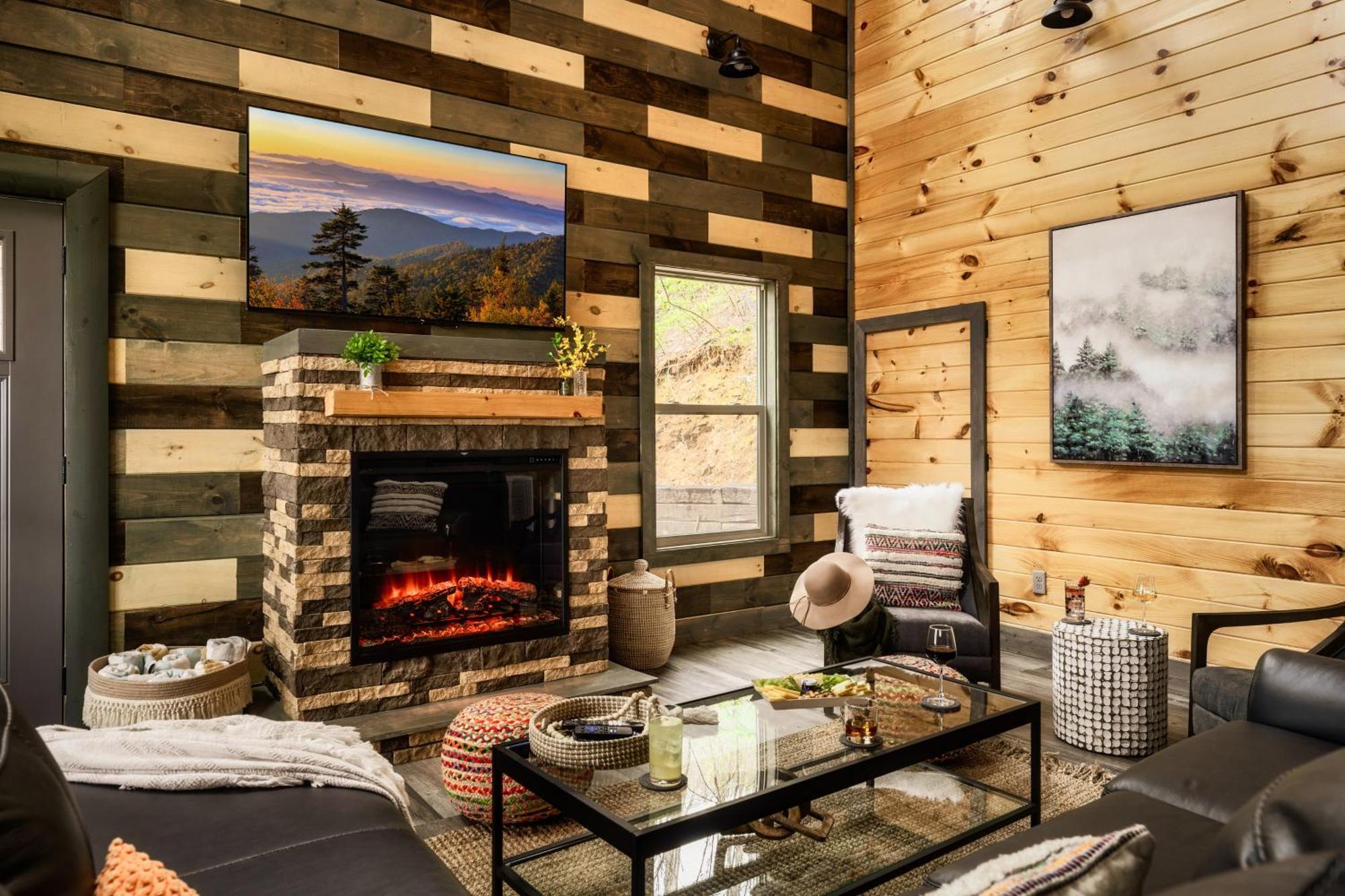 Mountainscape - Brand New Cabin W Views - Hottub - Firetable - Ps5 - Pooltable - 3 Pools Gatlinburg Dış mekan fotoğraf